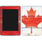 Canada Flag Light Wood Amazon Kindle Skin